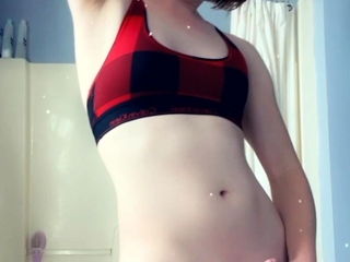 Solo webcam tranny masturbation
