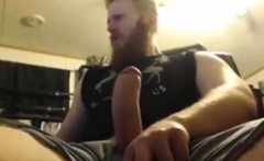 Big Dick Ginger Shoots Out A Massive Load