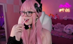 Webcam Asian chick anal masturbation tease