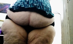 Fat bbw amateur stripping tease