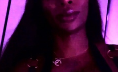 Ebony babe and a big black cock