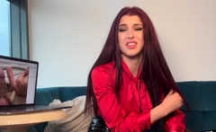 Smallcock loser mocked by stockings bae