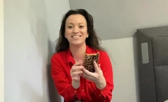 Amateur Real Sph Mocking Worthless Cock