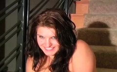 Adorable sweetheart a is testing her new vibrator