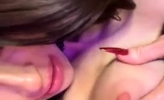 Amateur tennis player exposes her big boobs