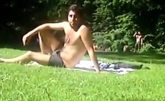 Big-Cock Daddy Wants to Play Outdoors with a Spy