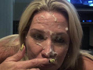 Great ass blonde blowjob and fucking POV