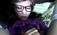 Crossdresser Paulina Doll's Solo Self-Facial