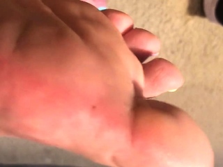 Maitresse Madelines solo foot fetish POV