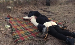 Roadtrip slut gets cock piss and ass