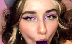 Amateur brunette ariana marie solo toying