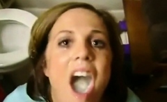 Cum Facial for Amateur