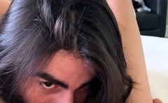 Blonde amateur babe fucking POV in public