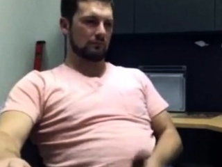 Big-Cocked Amateur Jerks Off