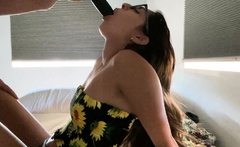 SMALL TIT BRUNETTE TATTOOED TEEN GIRLFRIEND CAUGHT IN SHOWER