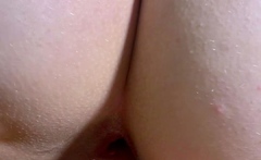 Glam blonde ass cumshot after hardcore anal