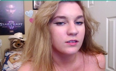 Chubby Blonde Brianna Solo Masturbation