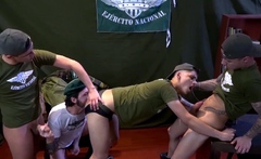 This is his first day in the sexy army