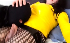 Big shecock deep in his asshole