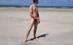 Outdoor Handjob on the Beach with Denis Matern