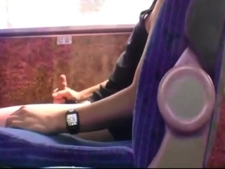 Twink Handjob in the Bus