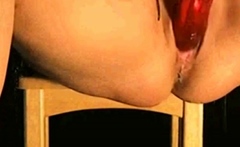 Wet Pussy and Dildo Play on Webcam - Squirting Close-Up
