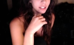 Brunette Solo Masturbation On Webcam