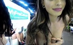 Ftv amateur brunette toying pussy and having strong orgasm