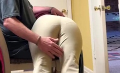 Erika Otk spanking in tight khakis