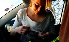 Amateur Blowjob and Cum Swallow for 18-year-old