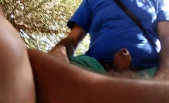 Daddy's Big Cock Outdoors