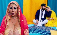 A Busty Indian Woman Fucks